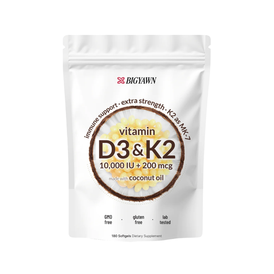 Vitamin D3 K2 Supplement Softgels