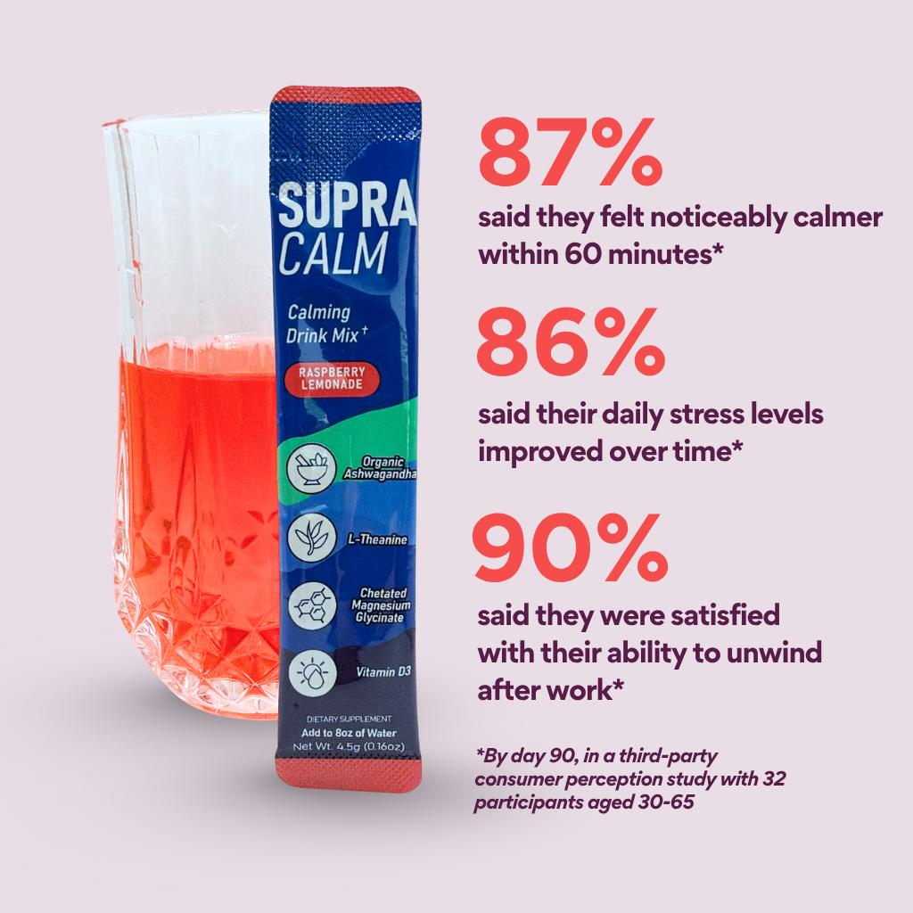 SUPRACALM Raspberry Lemonade Drink Mix